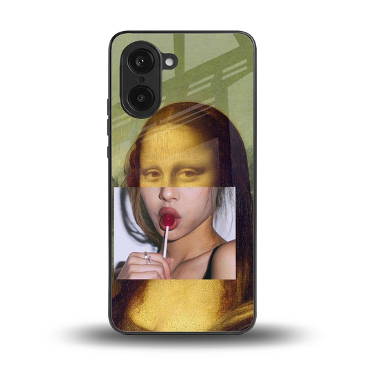 La Mona Lisa back phone cover | glass case for oneplus nord ce5 5g
