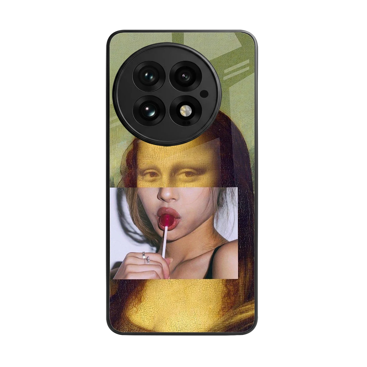 La Mona Lisa back phone cover | glass case for oneplus 13