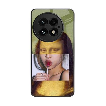 La Mona Lisa back phone cover | glass case for oneplus 13