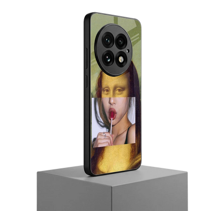 La Mona Lisa oneplus 13 mobile cover | shockproof glass phone case