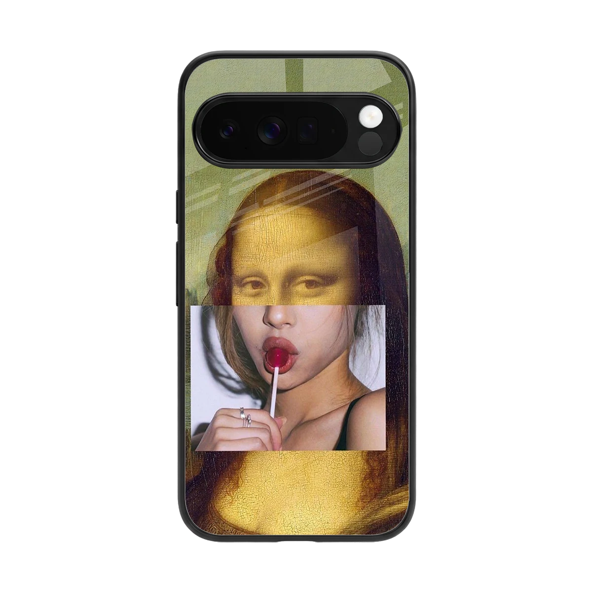 La Mona Lisa back phone cover | glass case for google pixel 10 pro xl