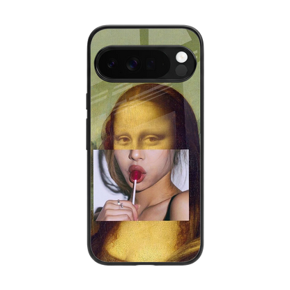 La Mona Lisa back phone cover | glass case for google pixel 10 pro xl