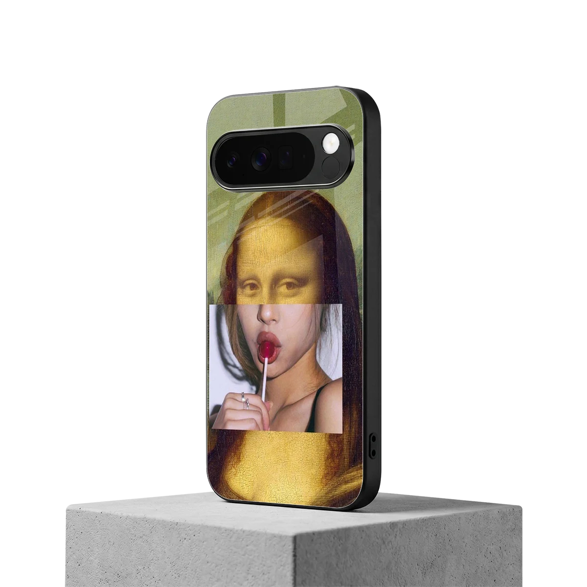 La Mona Lisa google pixel 10 pro xl mobile cover | shockproof glass phone case