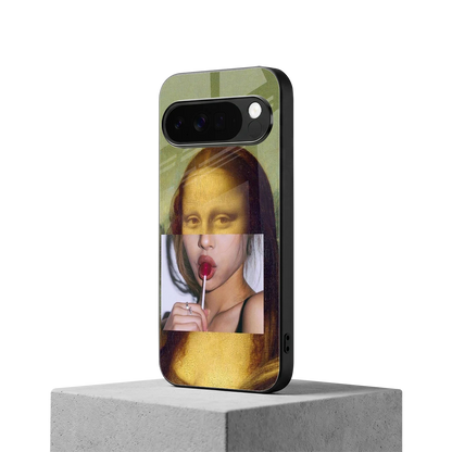 La Mona Lisa google pixel 10 pro xl mobile cover | shockproof glass phone case