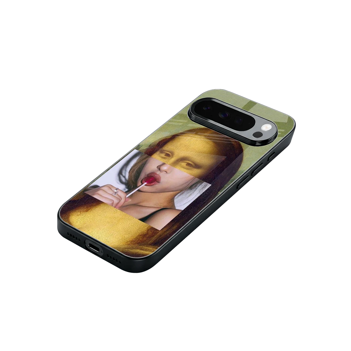La Mona Lisa stylish phone case for google pixel 10 pro xl | glossy glass and slim fit