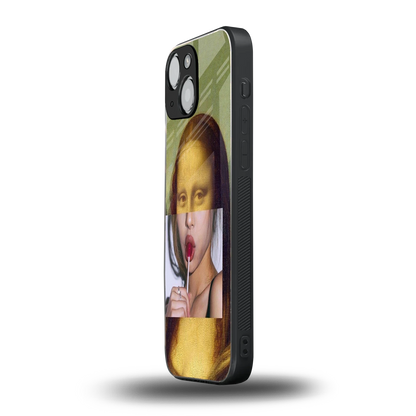 La Mona Lisa iphone 13 mini mobile cover | shockproof glass phone case