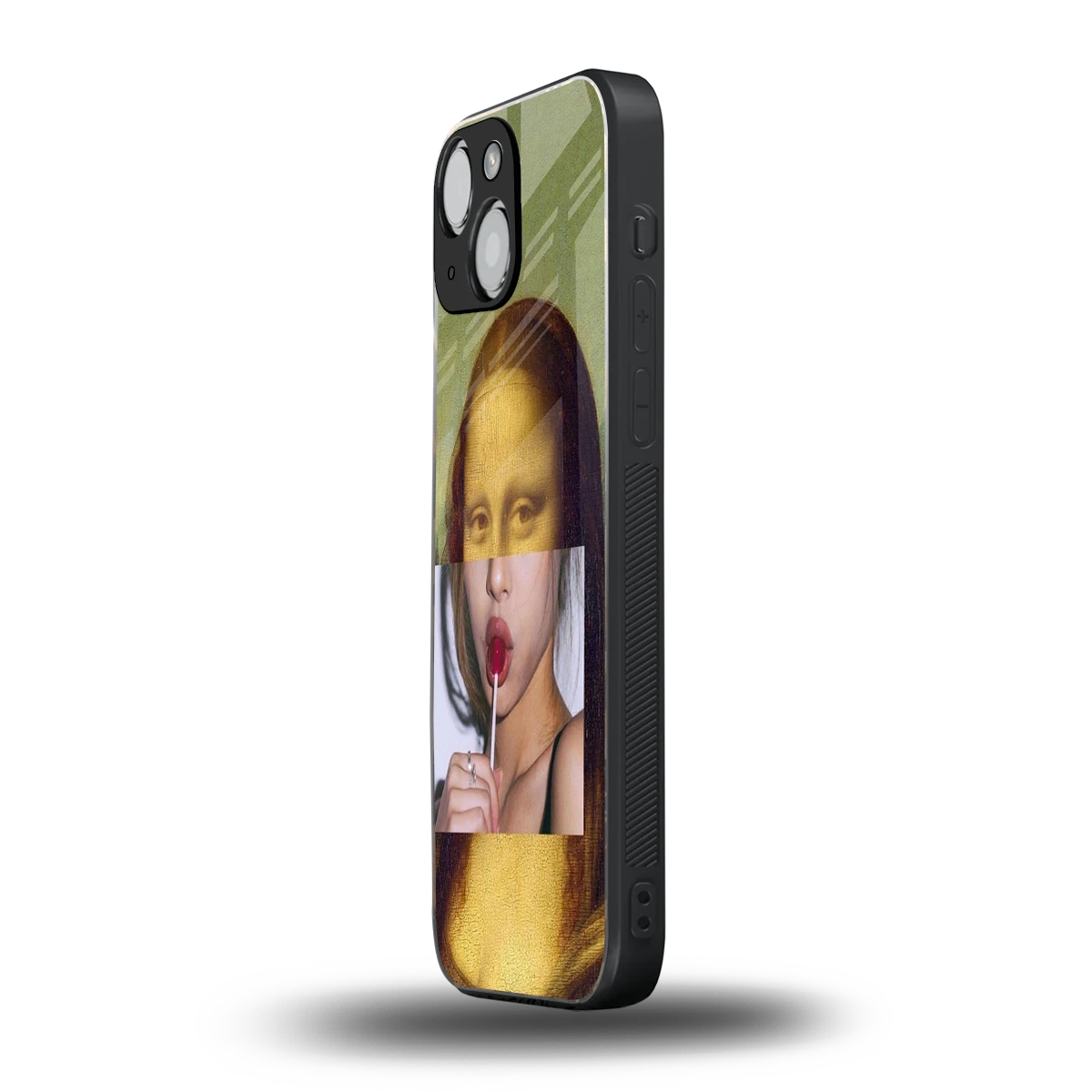 La Mona Lisa iphone 12 mini mobile cover | shockproof glass phone case