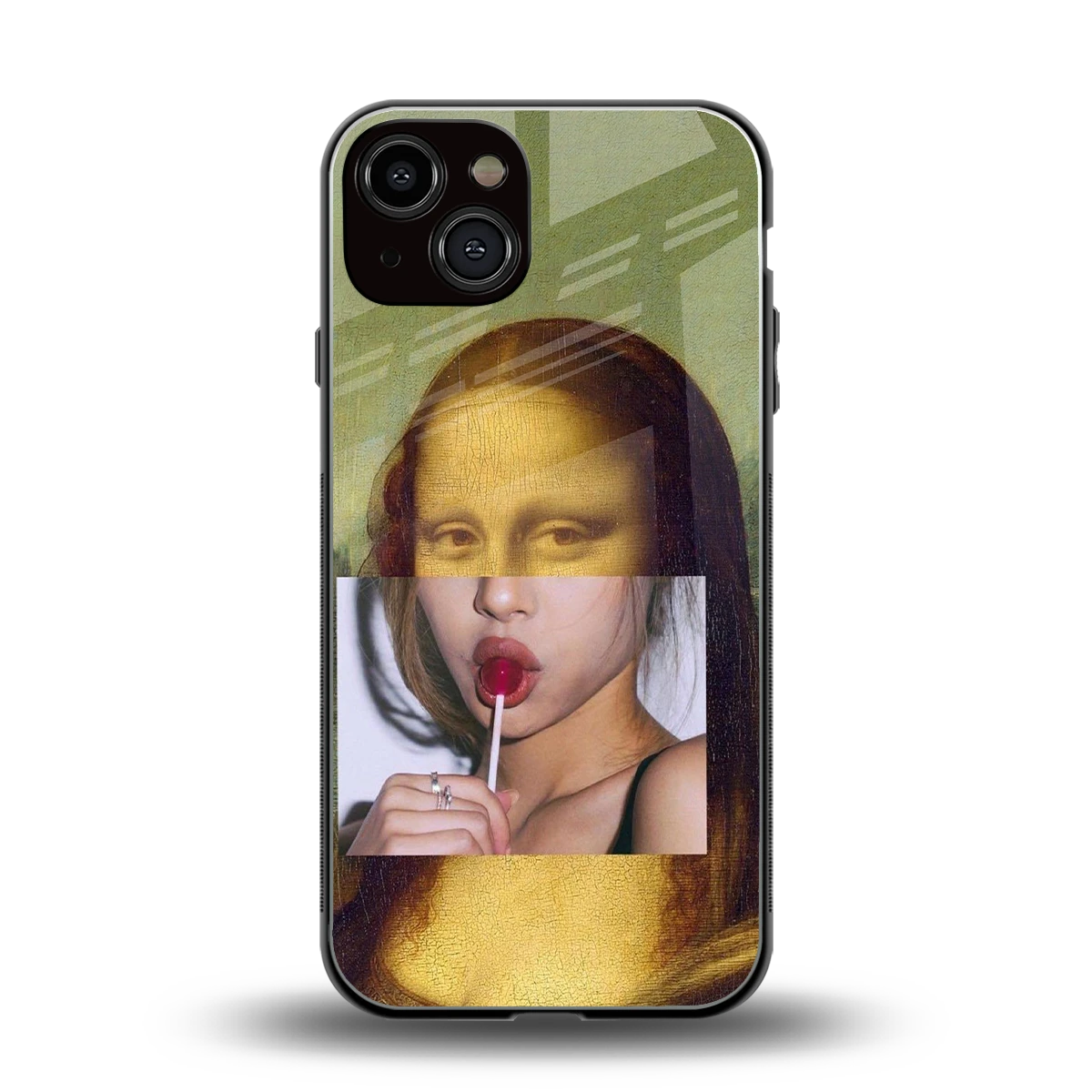 La Mona Lisa back phone cover | glass case for iphone 14