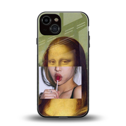 La Mona Lisa back phone cover | glass case for iphone 14