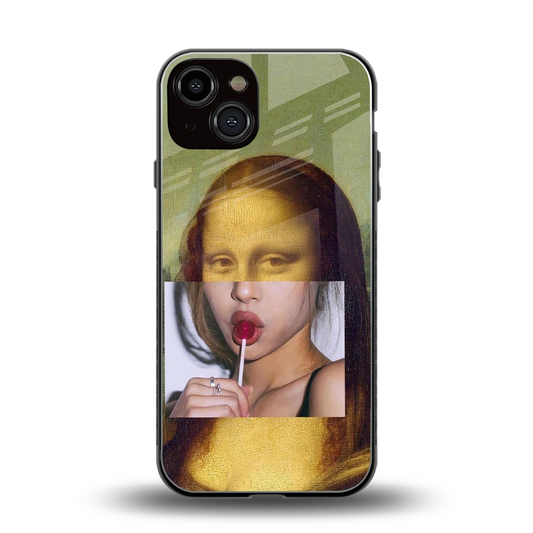 La Mona Lisa back phone cover | glass case for iphone 14