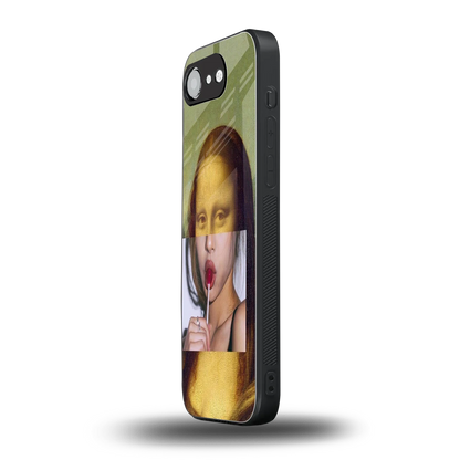 La Mona Lisa iphone 16e mobile cover | shockproof glass phone case
