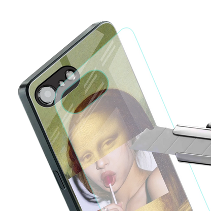 La Mona Lisa stylish phone case for iphone 16e | glossy glass and slim fit
