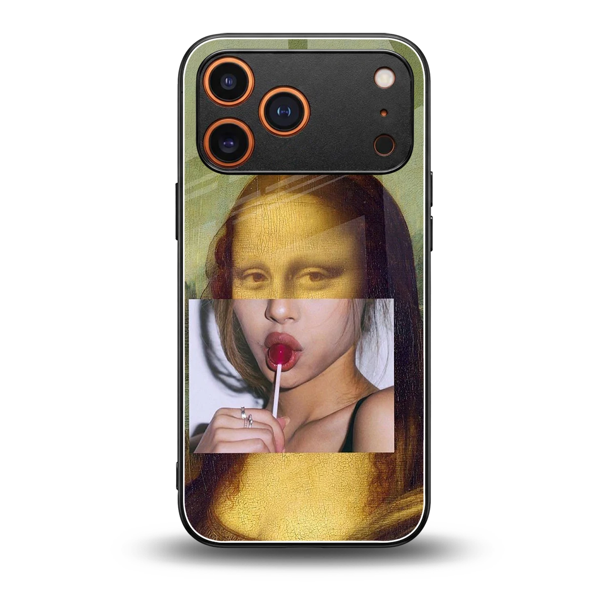 La Mona Lisa back phone cover | glass case for iphone 17 pro max