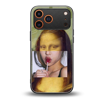 La Mona Lisa back phone cover | glass case for iphone 17 pro max