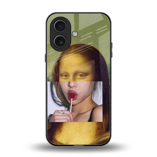 La Mona Lisa back phone cover | glass case for iphone 17