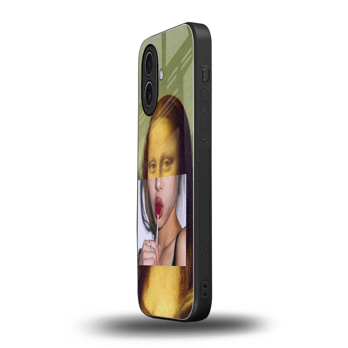 La Mona Lisa iphone 17 mobile cover | shockproof glass phone case