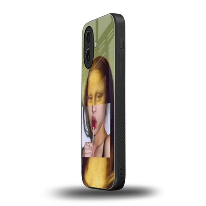 La Mona Lisa iphone 17 mobile cover | shockproof glass phone case