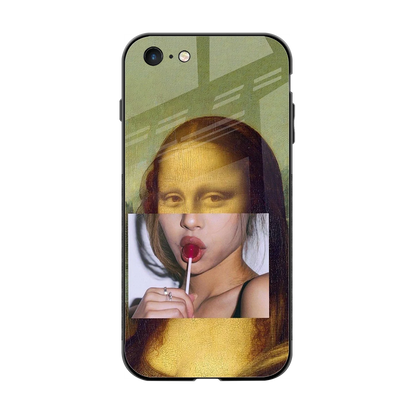 La Mona Lisa back phone cover | glass case for iphone 6