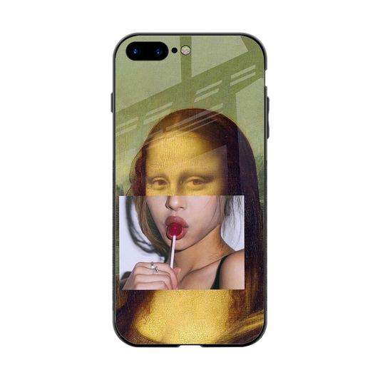 La Mona Lisa back phone cover | glass case for iphone 7 plus