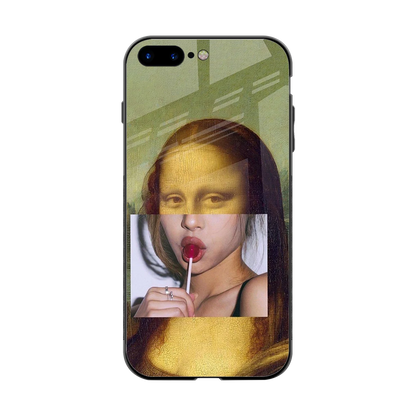 La Mona Lisa back phone cover | glass case for iphone 8 plus