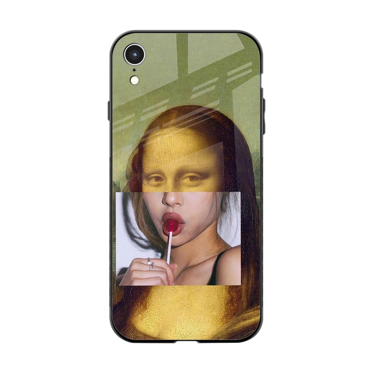 La Mona Lisa back phone cover | glass case for iphone xr