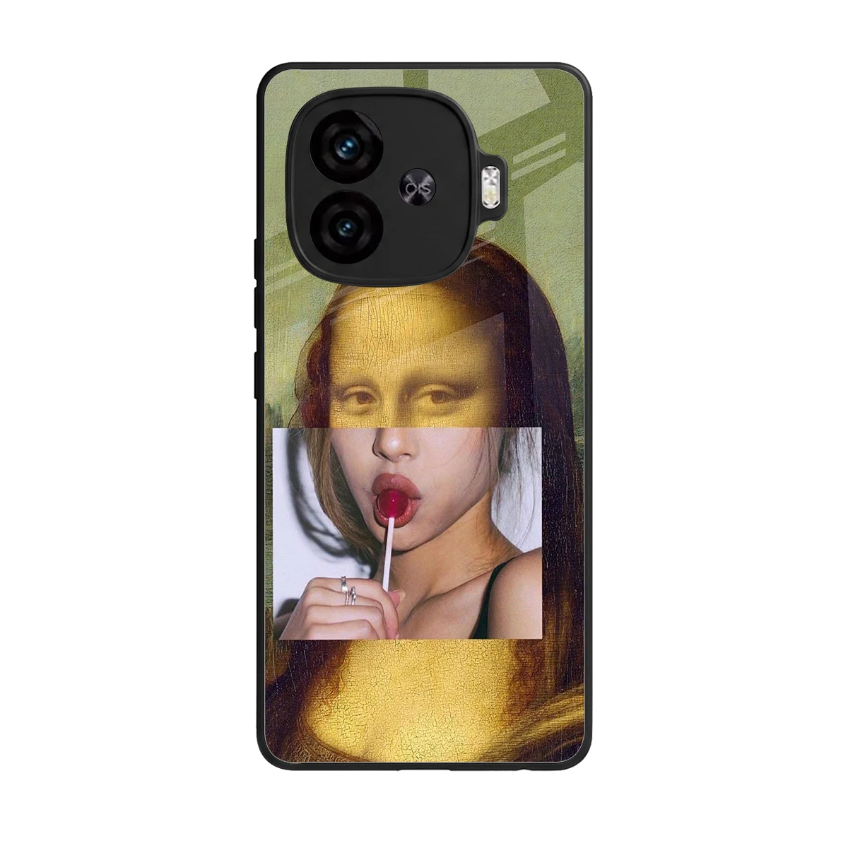 La Mona Lisa back phone cover | glass case for iqoo neo 10r 5g