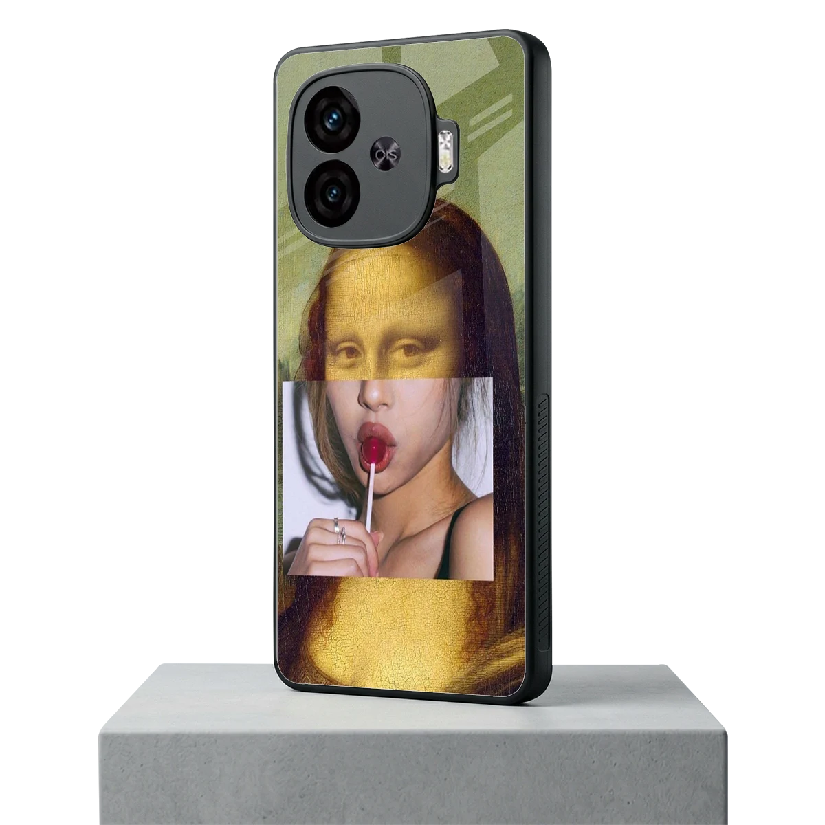 La Mona Lisa iqoo neo 10r 5g mobile cover | shockproof glass phone case