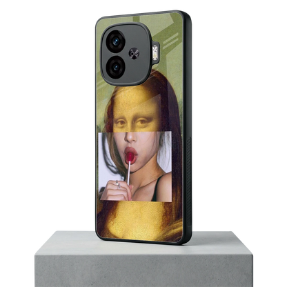La Mona Lisa iqoo neo 10r 5g mobile cover | shockproof glass phone case