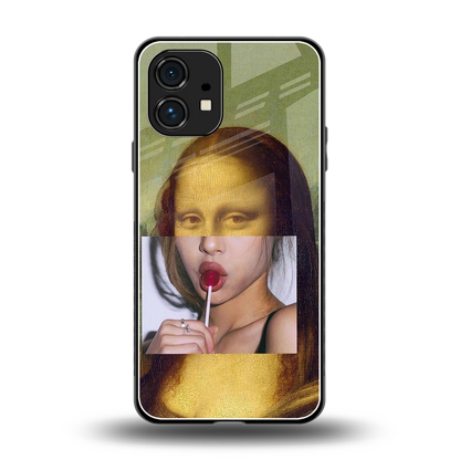 La Mona Lisa back phone cover | glass case for nothing phone 1