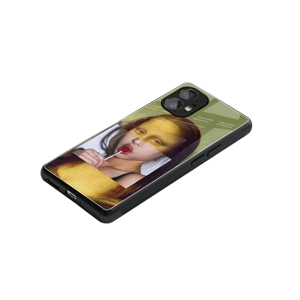 La Mona Lisa stylish phone case for nothing phone 1 | glossy glass and slim fit