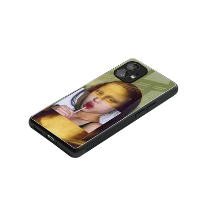 La Mona Lisa stylish phone case for nothing phone 1 | glossy glass and slim fit