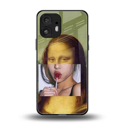 La Mona Lisa back phone cover | glass case for nothing phone 2