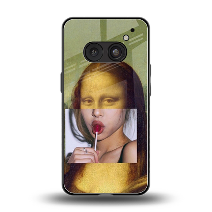 La Mona Lisa back phone cover | glass case for nothing phone 2a plus