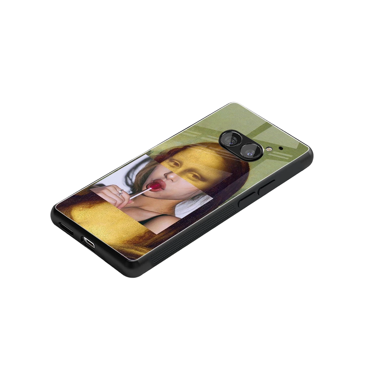 La Mona Lisa stylish phone case for nothing phone 2a plus | glossy glass and slim fit