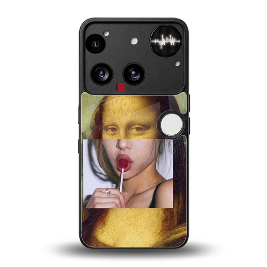 La Mona Lisa back phone cover | glass case for nothing phone 3