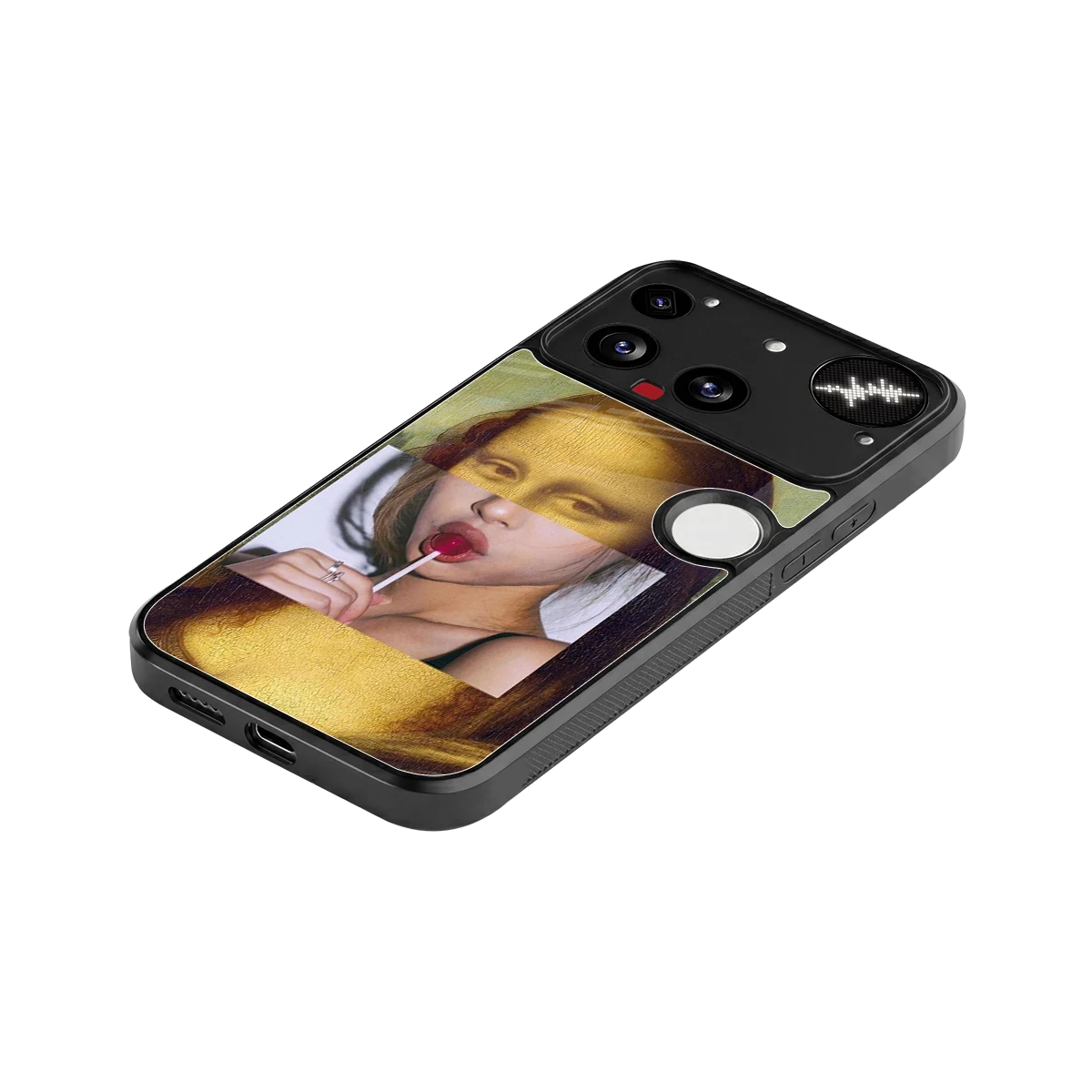 La Mona Lisa stylish phone case for nothing phone 3 | glossy glass and slim fit