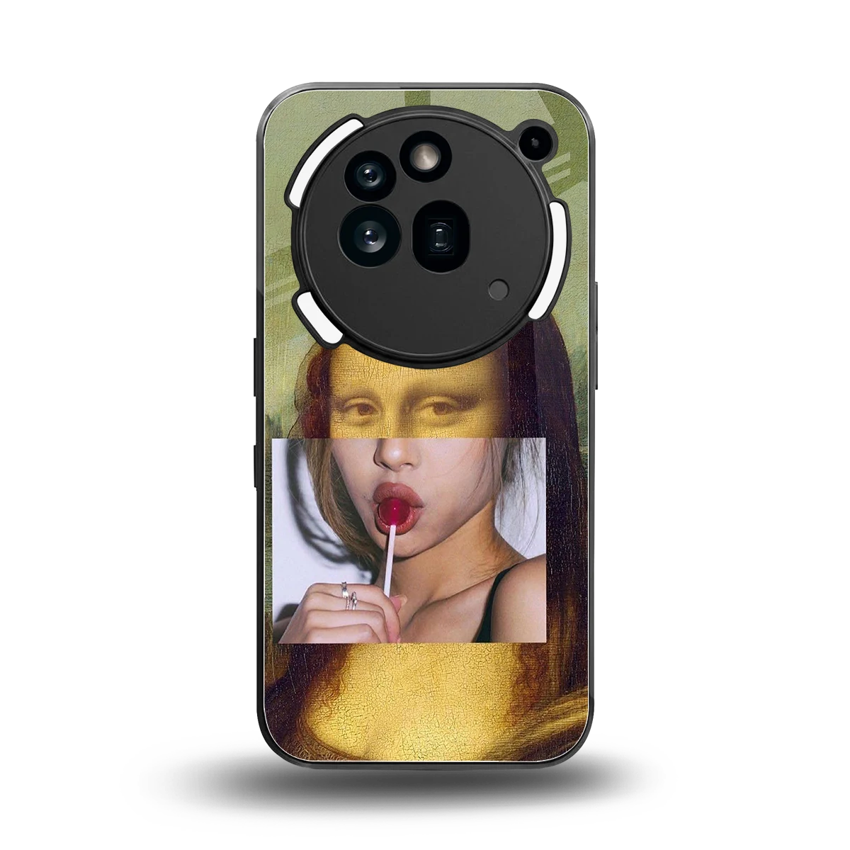 La Mona Lisa back phone cover | glass case for nothing phone 3a pro