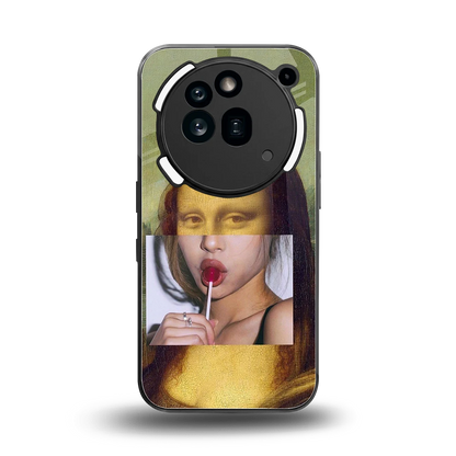 La Mona Lisa back phone cover | glass case for nothing phone 3a pro