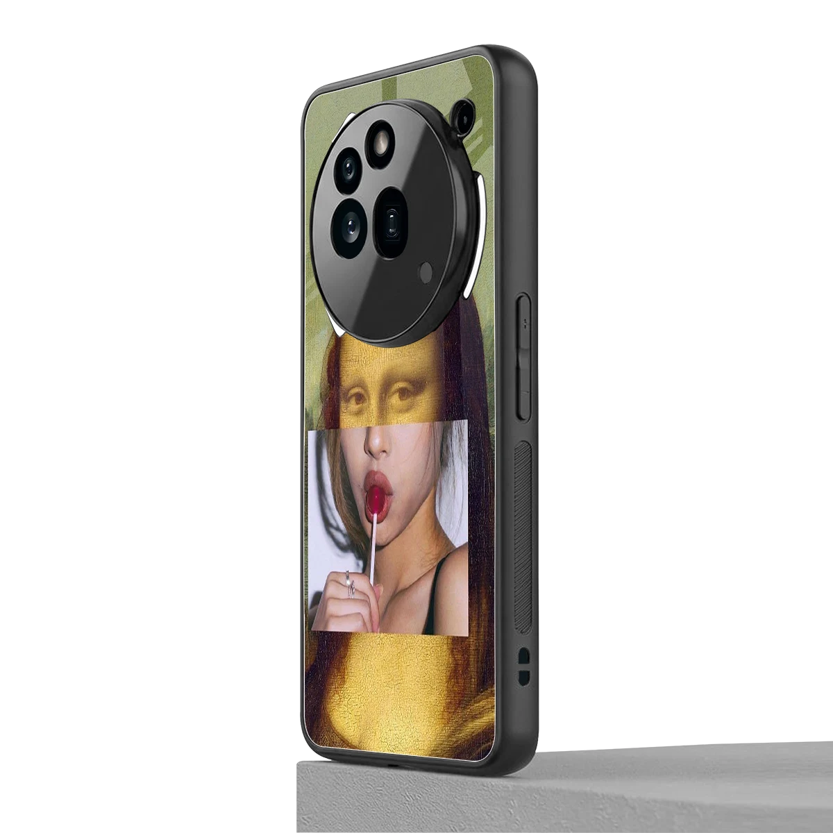La Mona Lisa nothing phone 3a pro mobile cover | shockproof glass phone case