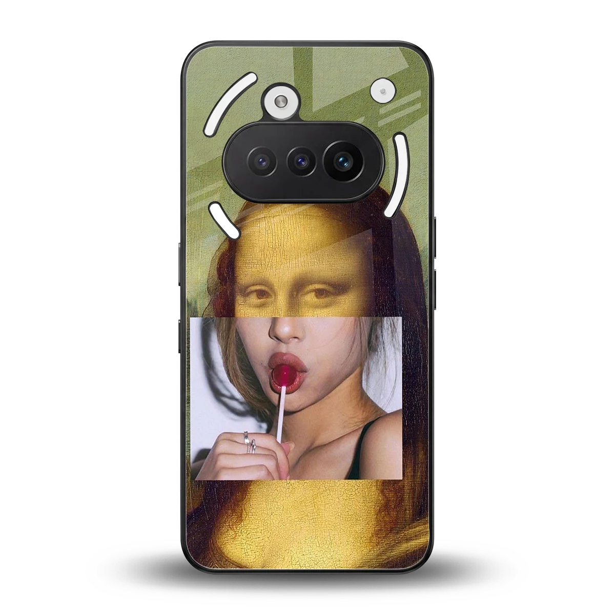La Mona Lisa back phone cover | glass case for nothing phone 3a