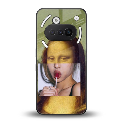 La Mona Lisa back phone cover | glass case for nothing phone 3a