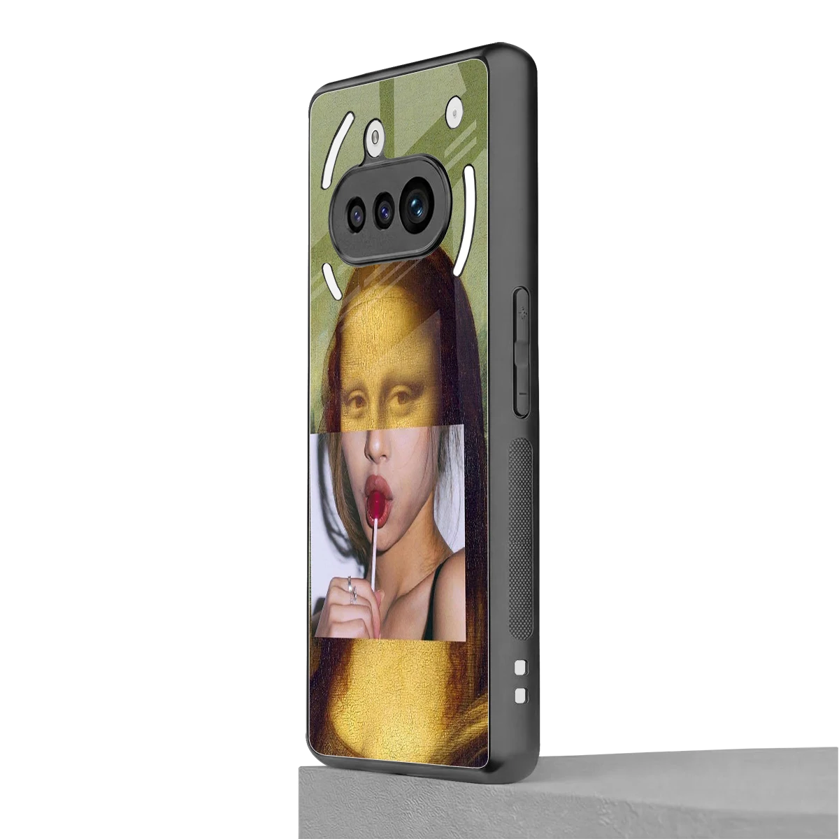 La Mona Lisa nothing phone 3a mobile cover | shockproof glass phone case