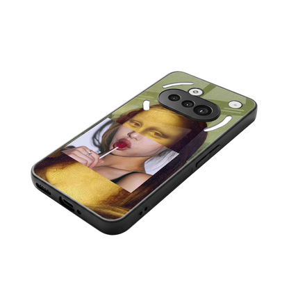 La Mona Lisa stylish phone case for nothing phone 3a | glossy glass and slim fit