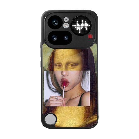La Mona Lisa back phone cover | glass case for nothing phone 4a pro