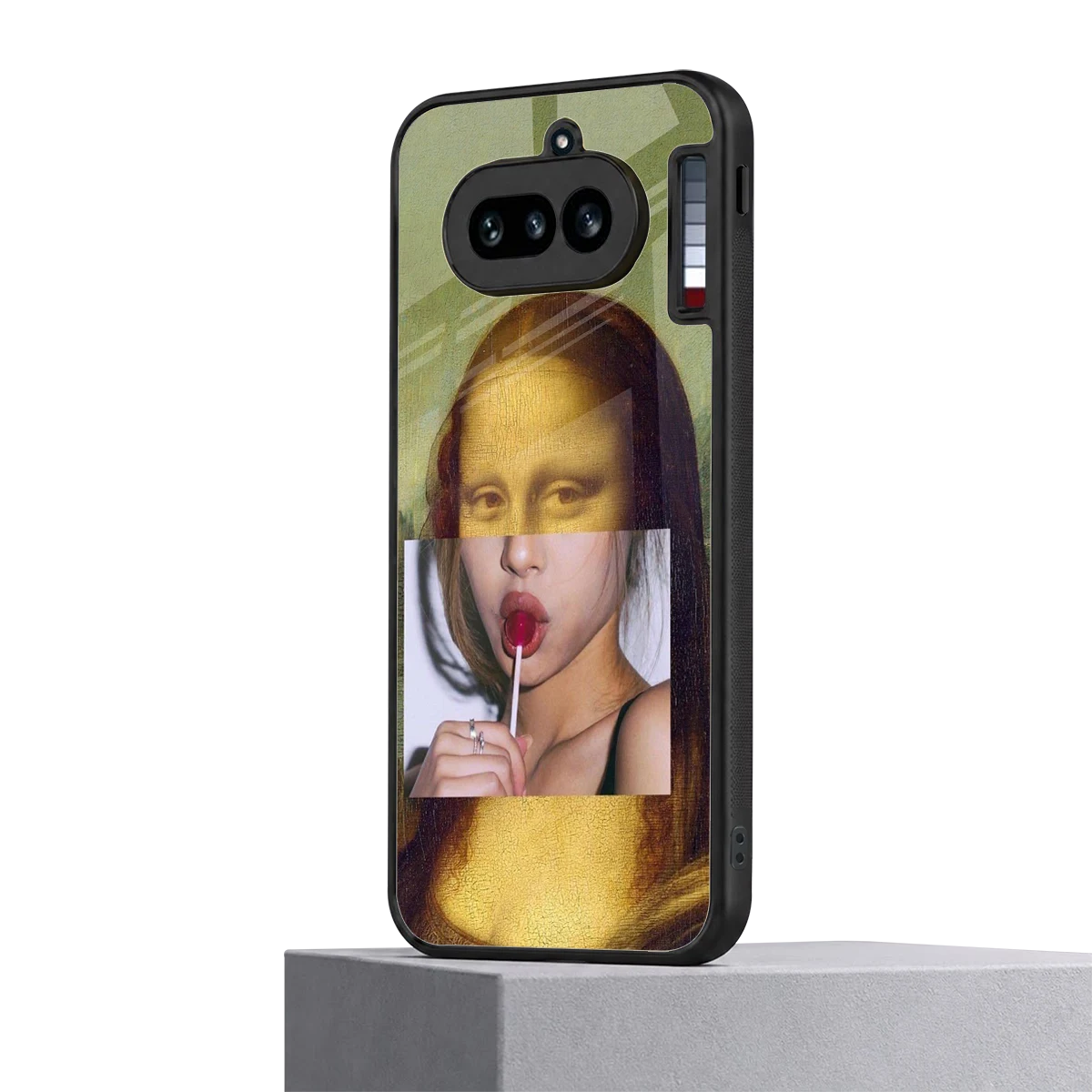 La Mona Lisa nothing phone 4a mobile cover | shockproof glass phone case