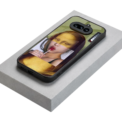 La Mona Lisa stylish phone case for nothing phone 4a | glossy glass and slim fit