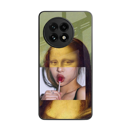 La Mona Lisa back phone cover | glass case for oneplus 13r