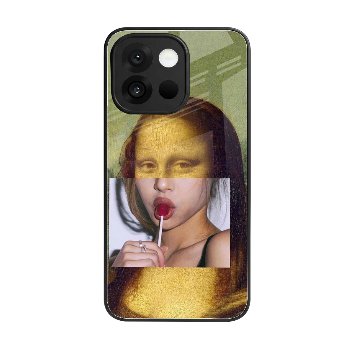La Mona Lisa back phone cover | glass case for oneplus 13s