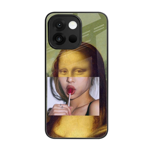 La Mona Lisa back phone cover | glass case for oneplus 13s
