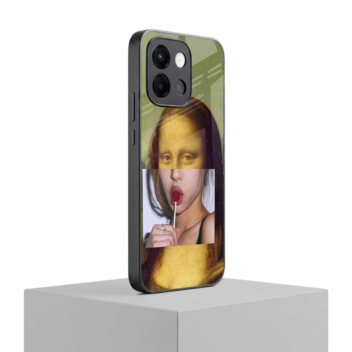 La Mona Lisa oneplus 13s mobile cover | shockproof glass phone case
